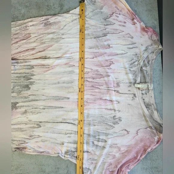 SOLD XCVI Tie Dye Relaxed Fit Short Sleeve Top - Picture 11 of 11